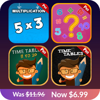 4th grade fun learning apps Bundle icon