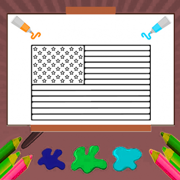 printable flag coloring pages