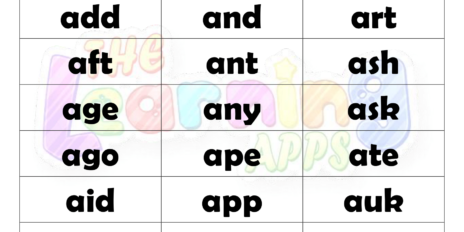 3 Letter Words With A Worksheet 01 3 Letter Words With A Worksheet 01