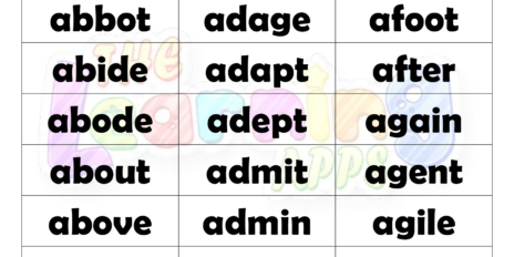 5 Letter Words With A Worksheet 04 5 Letter Words With A Worksheet 04