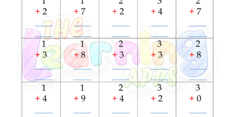 Addition Worksheet 01