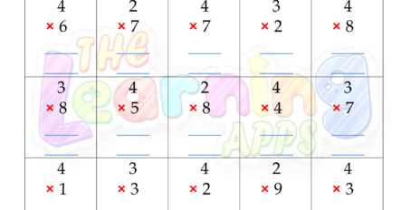 Multiplication Worksheet 02