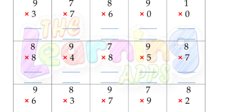 Multiplication Worksheet 04