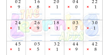 Multiplication Worksheet 06