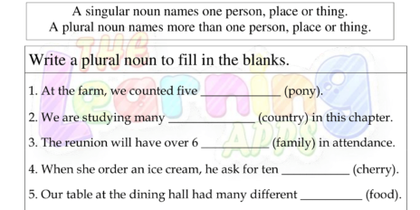 Singular Plural FB 1