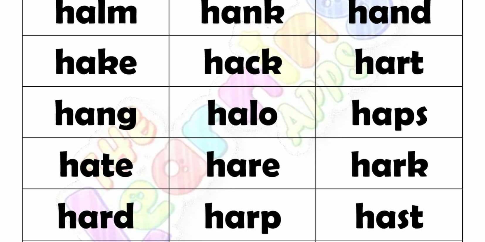 4 LETTER WORD STARTING WITH H 4 LETTER WORD STARTING WITH H