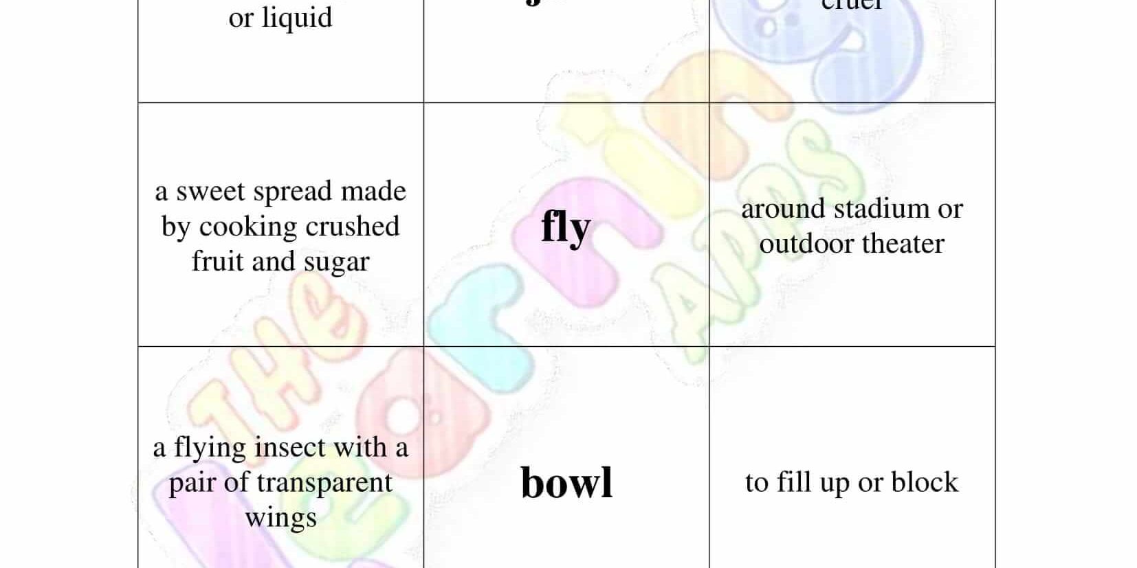 Multiple Meaning Words - Grade 1 - Activity 2