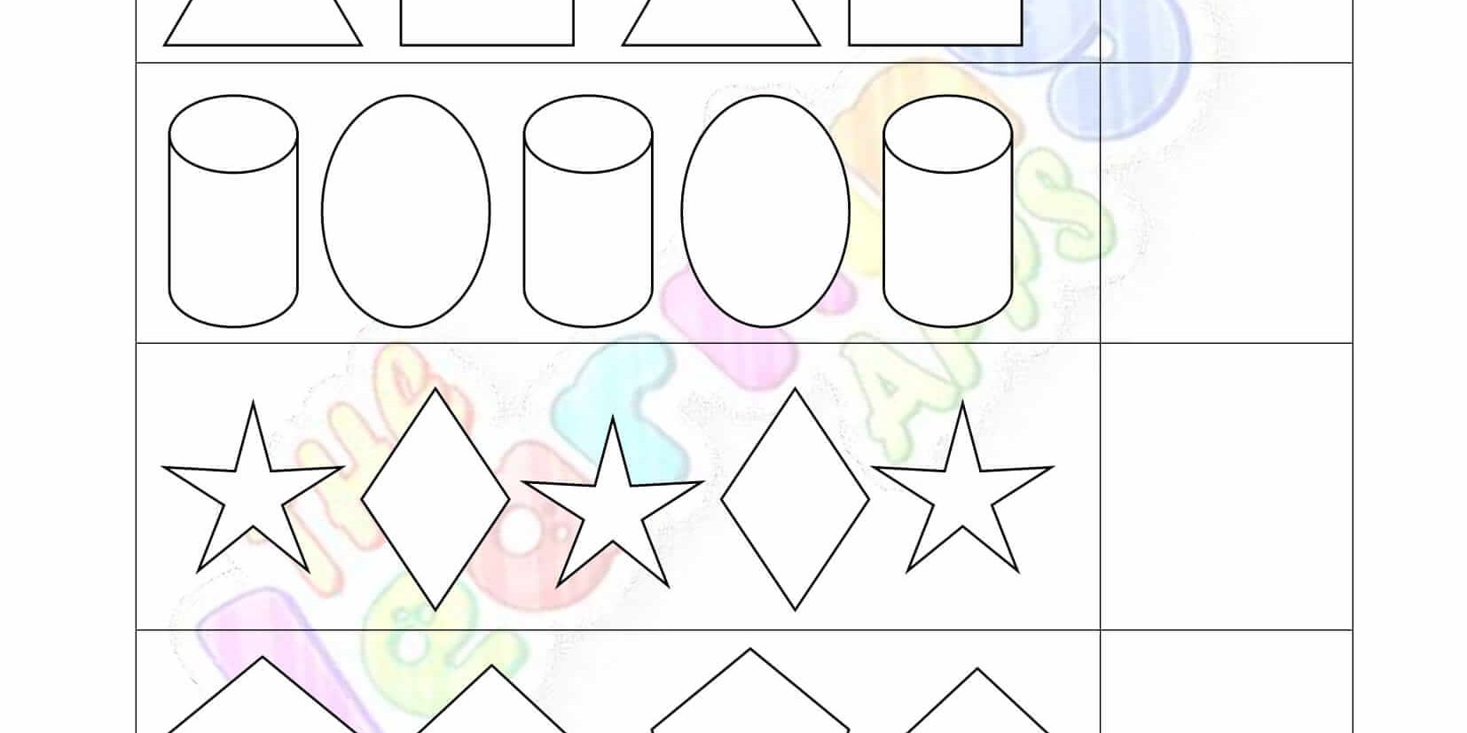 Pattern Worksheet – Grade 2 – Activity 3 Pattern Worksheet - Grade 2 - Activity 3