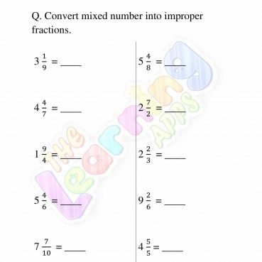 Fractions - Grade 3 - Activity 1