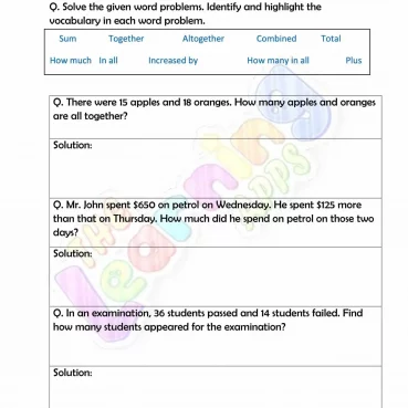 Word-Problem-with-Vocabulary-Worksheets-Grade-2-Activity-1 Word-Problem-with-Vocabulary-Worksheets-Grade-2-Activity-1