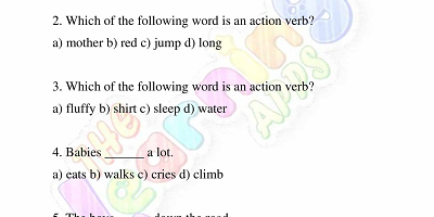 Action-Verbs-Worksheets-for-Grade-3-Activity-8