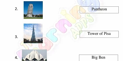 Famous-Buildings-Worksheets-for-Grade-3-Activity-1