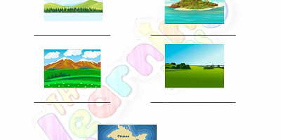 Landforms-Worksheets-for-Grade 3-Activity-6