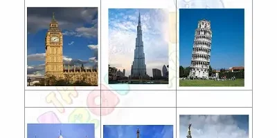Landmarks-and-Monuments-Worksheets-for-Grade-3-Activity-1
