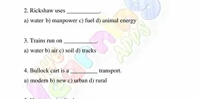 Transportation-Worksheets-for-Grade 3-Activity-1