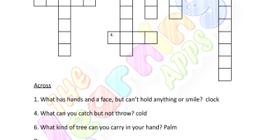 Crossword Puzzles for Grade 3 – Activity 1 Crossword Puzzles for Grade 3 - Activity 1