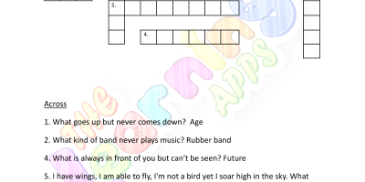 Crossword Puzzles for Grade 3 – Activity 2 Crossword Puzzles for Grade 3 - Activity 2