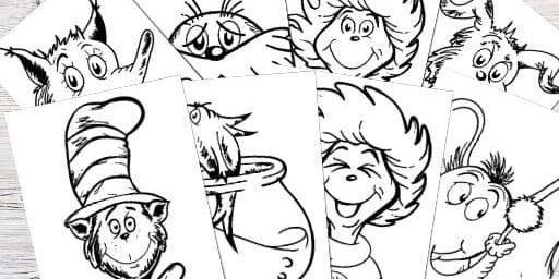 Free Download Dr. Seuss Coloring Pages for Kids