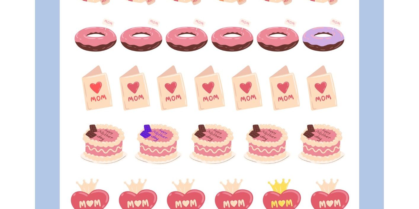 Mother's coloring pages for kids - Thelearningapps