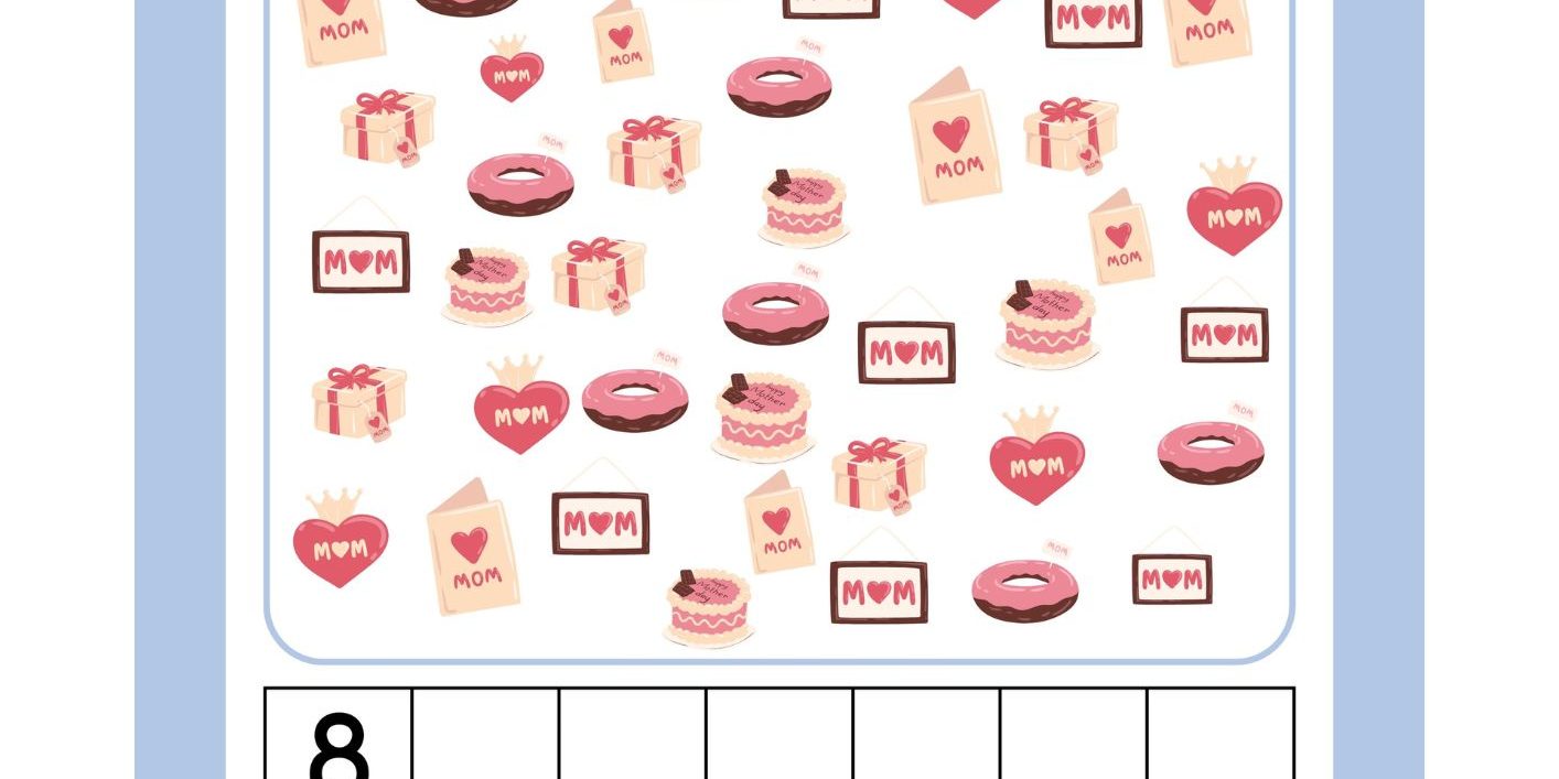 Mother's coloring pages for kids - Thelearningapps