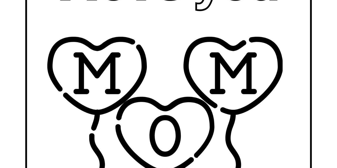 Mothers Day Worksheet – 2 Mother's coloring pages for kids - Thelearningapps