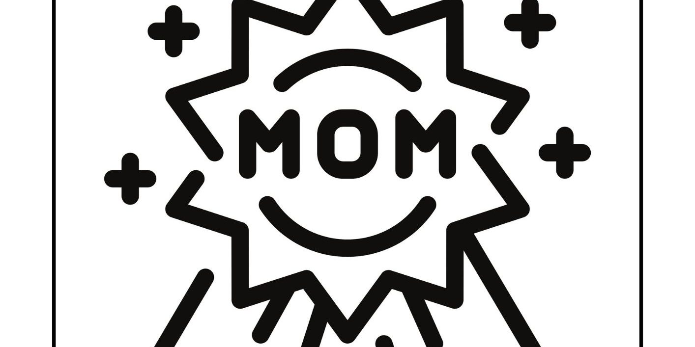 Mother's coloring pages for kids - Thelearningapps