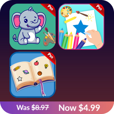 Fun Coloring Games For Kids Bundle icon