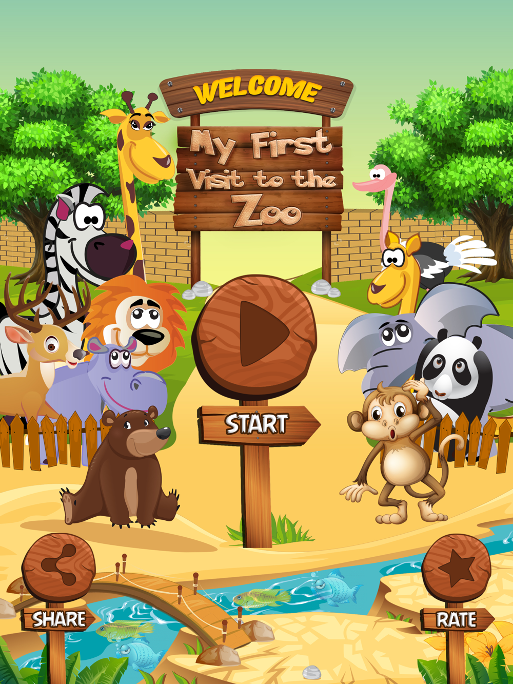 Zoo Animals for Kids App - Zoo Animals Games