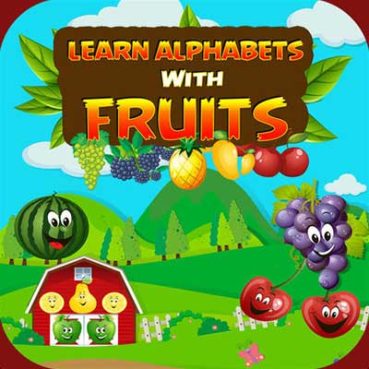 alphabet learning app Fruit Alphabet