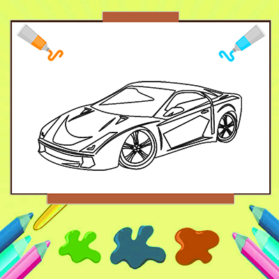 online car coloring game for kids  the learning apps