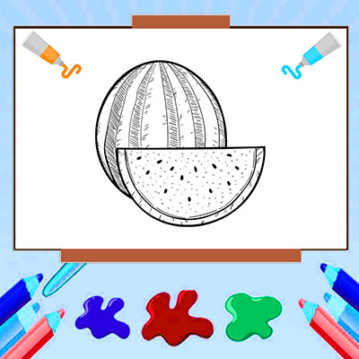 Fruit Coloring Game Online For Kids The Learning Apps