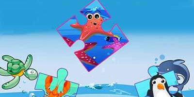 Online Sea Animal Puzzle Game For Kids - The Learning Apps