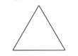 Triangle Coloring Pages