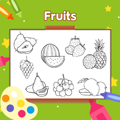 fruits-coloring-pages