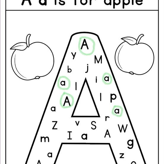 Free English Letters Worksheets Printable for Kids