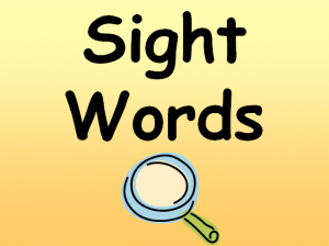 Sight words