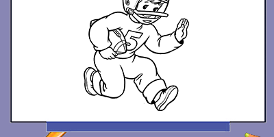 sports coloring pages for boys football jersey