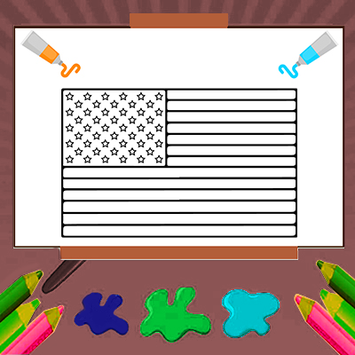 Printable Flag Coloring Pages