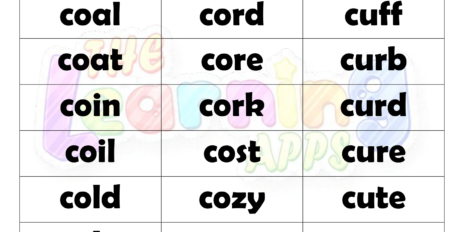 4 Letter Words With C Worksheet 03 4 Letter Words With C Worksheet 03
