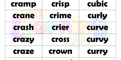5 Letter Words With C Worksheet 06