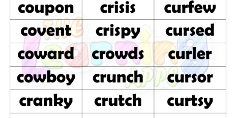 5 Letter Words With C Worksheet 10 5 Letter Words With C Worksheet 10