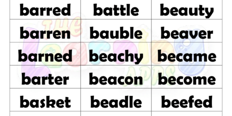 6 Letter Words With B Worksheets 11 6 Letter Words With B Worksheets 11