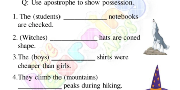Apostrophe Worksheet 07