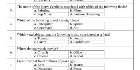 General Knowledge Quiz 02