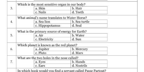 General Knowledge Quiz 13