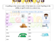 Grade 1 Spelling Worksheet 05