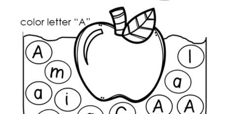 Letter A Worksheet 01