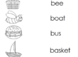 Letter B Worksheet 04 for preschool and kindergarten kids
