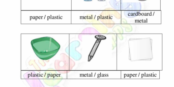 Recycle Worksheet 02