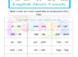 Short vowels Worksheet 04